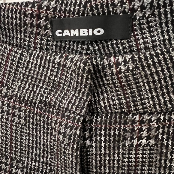 Cropped Check & Herringbone Pants - Picture 2 of 5